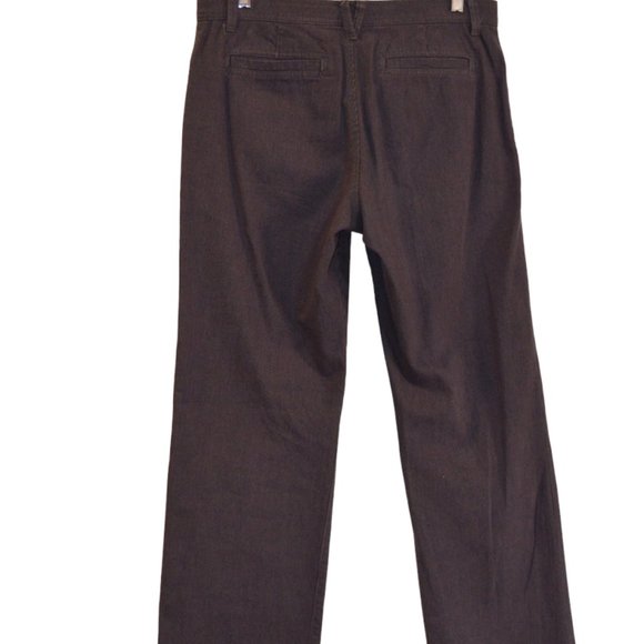 Gloria Vanderbilt Vintage Pants Women Casual Dark Grey 8 - Picture 7 of 8